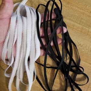 Black & White Elastic Lot